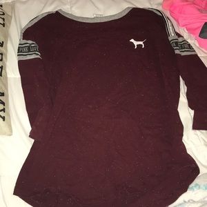 VS pink mid sleeve tshirt